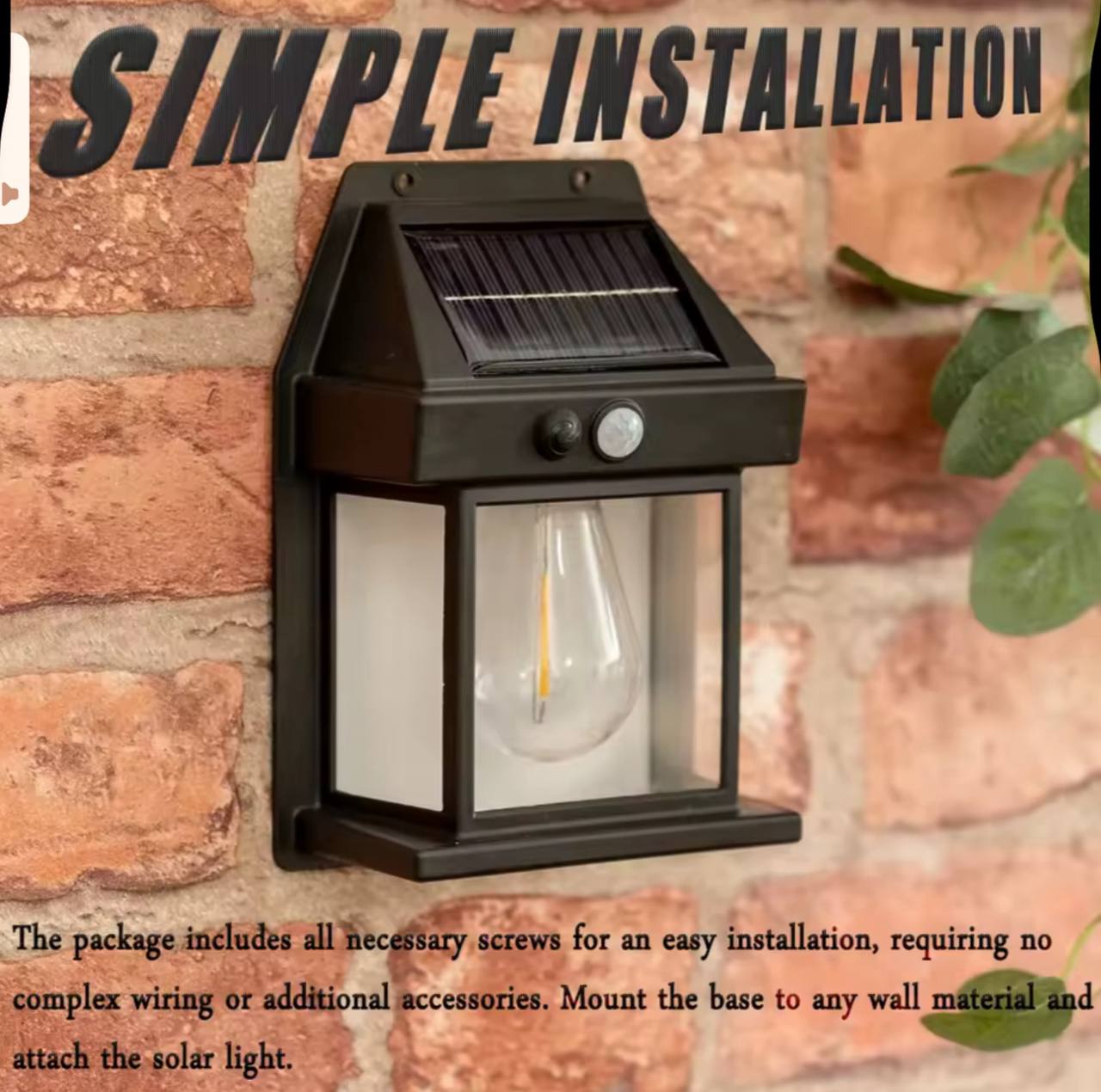 مصباح شمسي خارجي